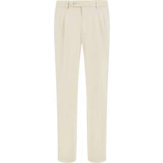 BOGGI MILANO Herren Bundfaltenhose beige