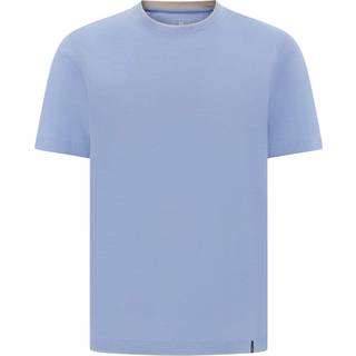 BOGGI MILANO Herren T-Shirt blau meliert
