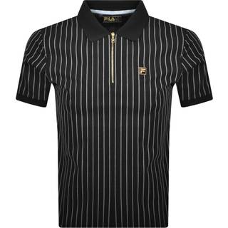 Fila Vintage Patton Polo T Shirt Black