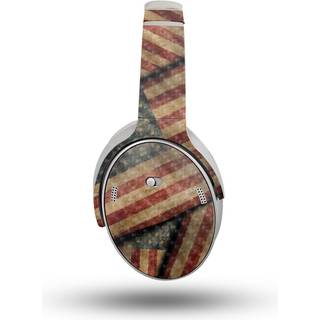 Carbon Fiber Headphone Skin kompatibel med Bose Quietcomfort -hovedtelefoner (2023) - Vintage American - Premium 3M Vinyl Protective Wrap Decal C