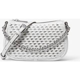 MK Carmela Small Woven Crossbody Bag - White - Michael Kors - ONE SIZE