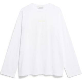 ARMEDANGELS Women's Fietaa Smile Longsleeve Damer størrelse XXL farve hvid