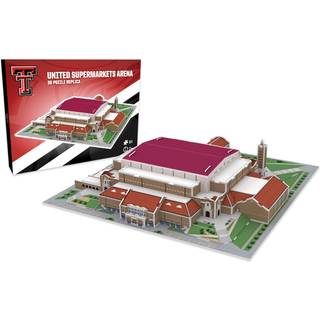 Pro Lion 3d Jigsaw Puzzle of Texas Tech Red Raiders Basketball Stadium - 81 stykker | 2 timers byggetid | Hjem til Texas Tech Basketball Team | N