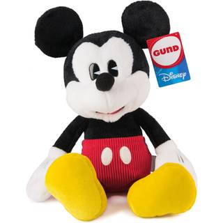 Gund Disney Official Mickey Mouse Classic Plush Mickey og Friends Deluxe Collector Fyldt dyr i alderen 1 og op sort/hvid 14
