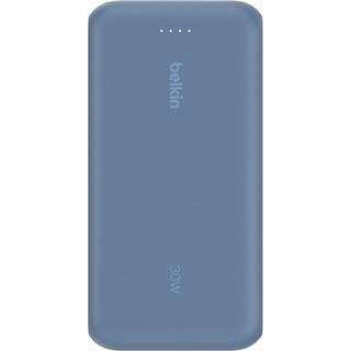Belkin BoostCharge power bank - with integrated cable - 2 x USB-C USB - 30 Watt Powerbank - 20000 mAh