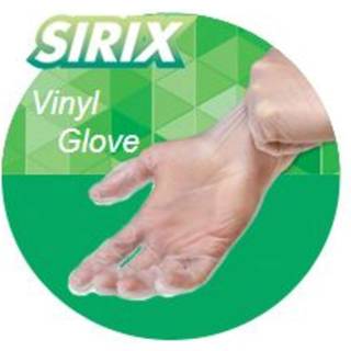 Sirix Vinyl Handsker Pulverfri Medium 100 pr. ske klar (SCPFVGFH04-Box)