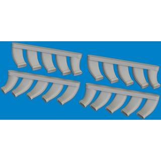 Mosquito exhaust stacks PRINT TAMIYA