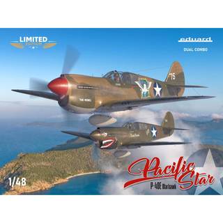 PACIFIC STAR P-40E Warhawk DUAL COMBO 1/48 EDUARD-LIMITED