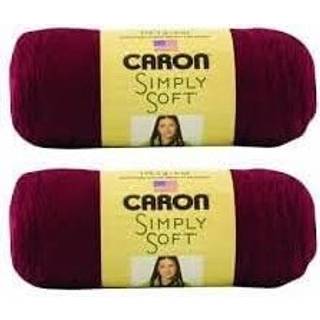 Bulk Køb: Caron Simply Soft Garn Solid (2-Pack) (Bourgogne)