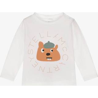 Stella McCartney Kids Logo printed cotton jersey T-shirt - white - M 24
