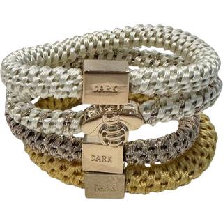 DARK Fat Hair Ties Combo Yellow Mix 4pcs