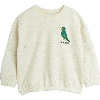 Mini Rodini GOTS Bird Emb Neps Sweatshirt Offwhite  80/86 cm    80/86 cm  Unisex