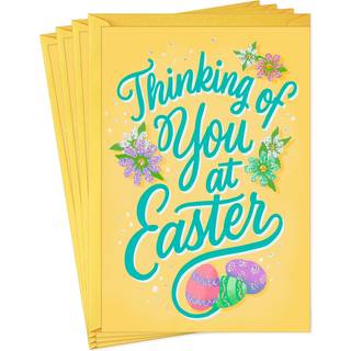Hallmark -pakke med påskekort, der tænker på dig (4 kort med konvolutter)