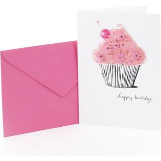 Hallmark Signature Birthday Card (Pink Cupcake) (0699RZH4014)