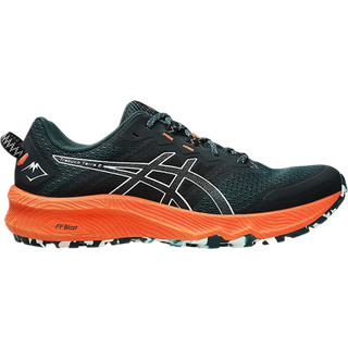 ASICS Trabuco Terra 2 Trail Running Shoe Men - Olive, Light Blue, Size 7.5 - olive