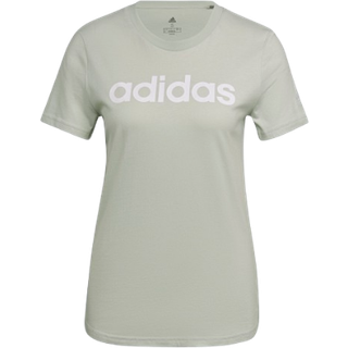 LOUNGEWEAR Essentials Slim Logo T-shirt - Linen Green / White