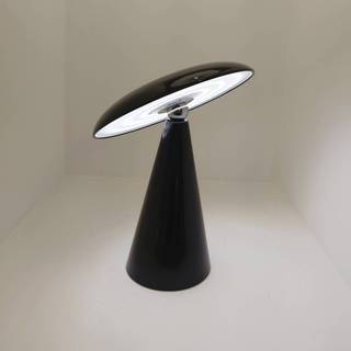 Beacon Lighting LED-bordlampe Kinoko, sort, IP44, højde 27 cm dæmpbar, Sort, Plast, Moderne