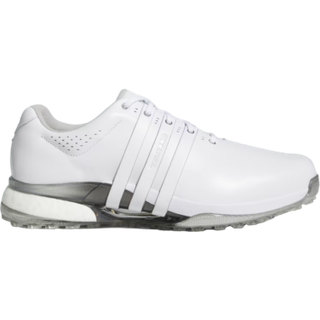 Tour360 25 Wide Spikeless golfsko - Cloud White / Cloud White / Silver Metallic - 42 2/3