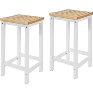 SoBuy Køkkenstol i Træ - Ergonomisk Klapstol