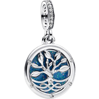 Pandora 793599C01 Charm-Anhänger 925 Silber Leuchtender Unendlichkeitsbaum