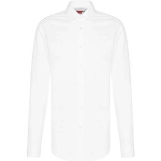 HUGO Herren Hemd weiß Slim Fit