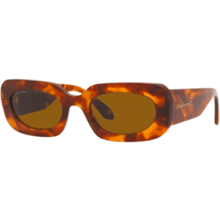 Giorgio Armani Kvinde AR8182 598833 Solbriller Acetat Skildpadde Brun Firkantet Normal