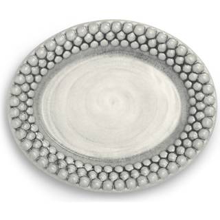 Mateus Bubbles oval tallerken – 20 cm Grå