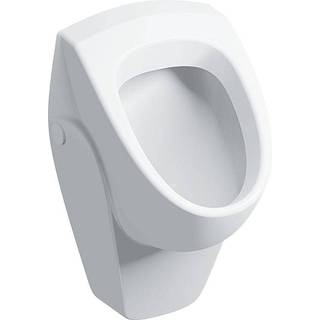 Geberit Renova urinal indløb bagfra, udløb bagved: T=37cm, Afløb=Bagud, Indløb=Bag, Hvid
