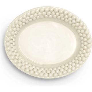 Mateus Bubbles oval tallerken – 20 cm Sand