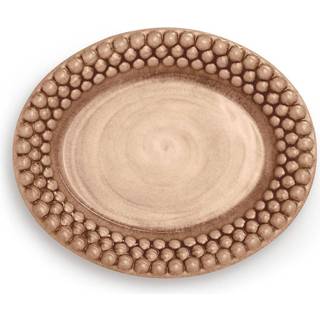 Mateus Bubbles oval tallerken – 20 cm Cinnamon
