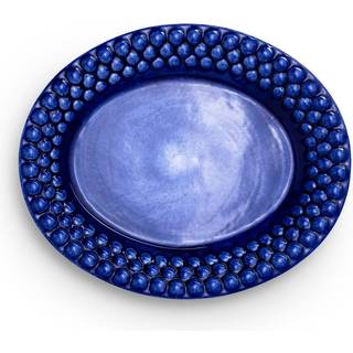 Mateus Bubbles oval tallerken – 20 cm Blå
