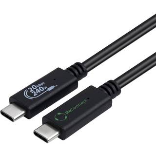 Microconnect ECO-USB3.2CC1 USB cable USB 3.2 Gen 2x2 1 m USB C Black