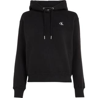 Calvin Klein Calvin Klein Black Cotton Blend Fleece Hoodie