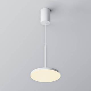 Maytoni LED-hængelampe Plato, hvid, Ø 18,5 cm, aluminium