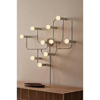 GEOM væglampe - Krom