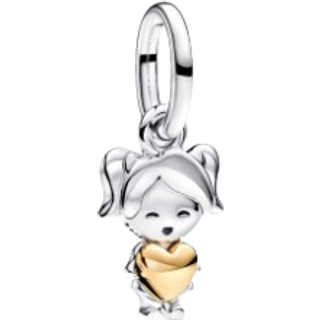 Pandora Charm - Happy Girl - 763601C00 - silber