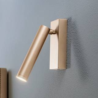 LED væglampe Rulo Argon, Messing/guld, Stue/spisestue, Metal