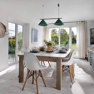 Hængelampe Capital Eko-Light, dæmpbar, Grøn, Stue/spisestue, Metal, Moderne