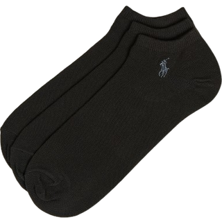 Ralph Lauren 3 Pack Trainer Socks Black