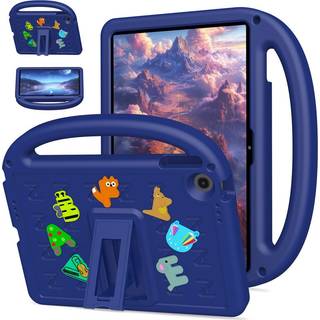 EIDERWOOD Lenovo Tab 10.1" Børne Cover m. Ståfunktion & Håndtag - Mørkeblå