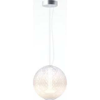 Maytoni Glas hængelampe Bruma, dæmpbar, Hvid/opal, Stue/spisestue, Glas