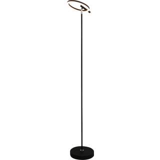 Space LED-gulvlampe, sort, metal