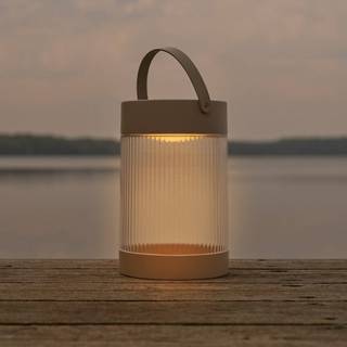 Nordlux Coupar Solar Bordlampe i sandfarvet