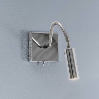 Væglampe Ojos Argon, Krom/sølv, Stue/spisestue, Metal, Moderne