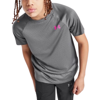 Under Armour Emboss T-Shirt Junior, Grey - 6-7Y