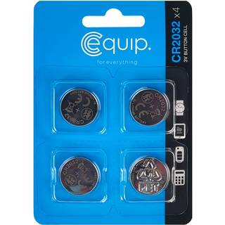 Equip CR2032 batteripakke (4-pakke)