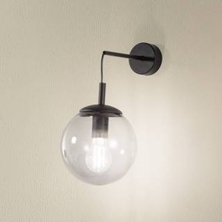 Væglampe Esme TK Lighting, dæmpbar, Aluminium/grå/zink, Stue/spisestue, Glas, Moderne, kuglelampe