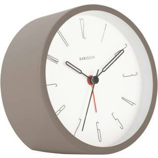 Karlsson vækkeur Belle Numbers - warm grey