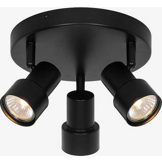 Nordlux Boston 3-rondel Ceiling Light Black
