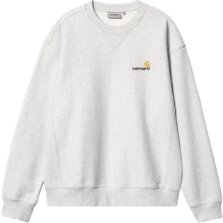 Carhartt WIP American Script Sweatshirt Ash Heather